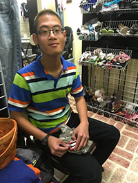 Man working in retail